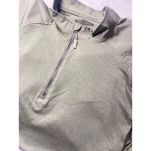Tru-Spec‎ Combat Shirt Sz XL Long Green Cordura Base Long Sleeve  1/4 Zip nwot